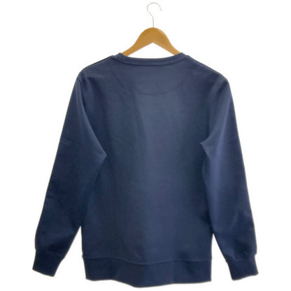 BRIEFING Briefing BRG221M37 Navy Side Logo Stripe Crew-Neck Sweatshirt Top