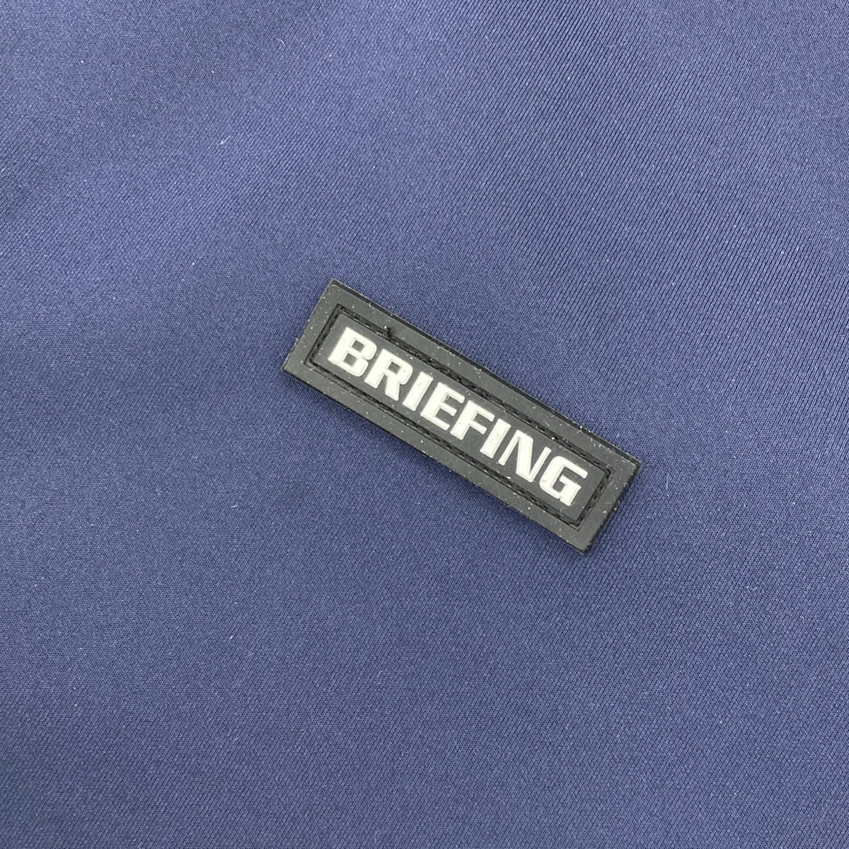 BRIEFING Briefing BRG221M37 Navy Side Logo Stripe Crew-Neck Sweatshirt Top