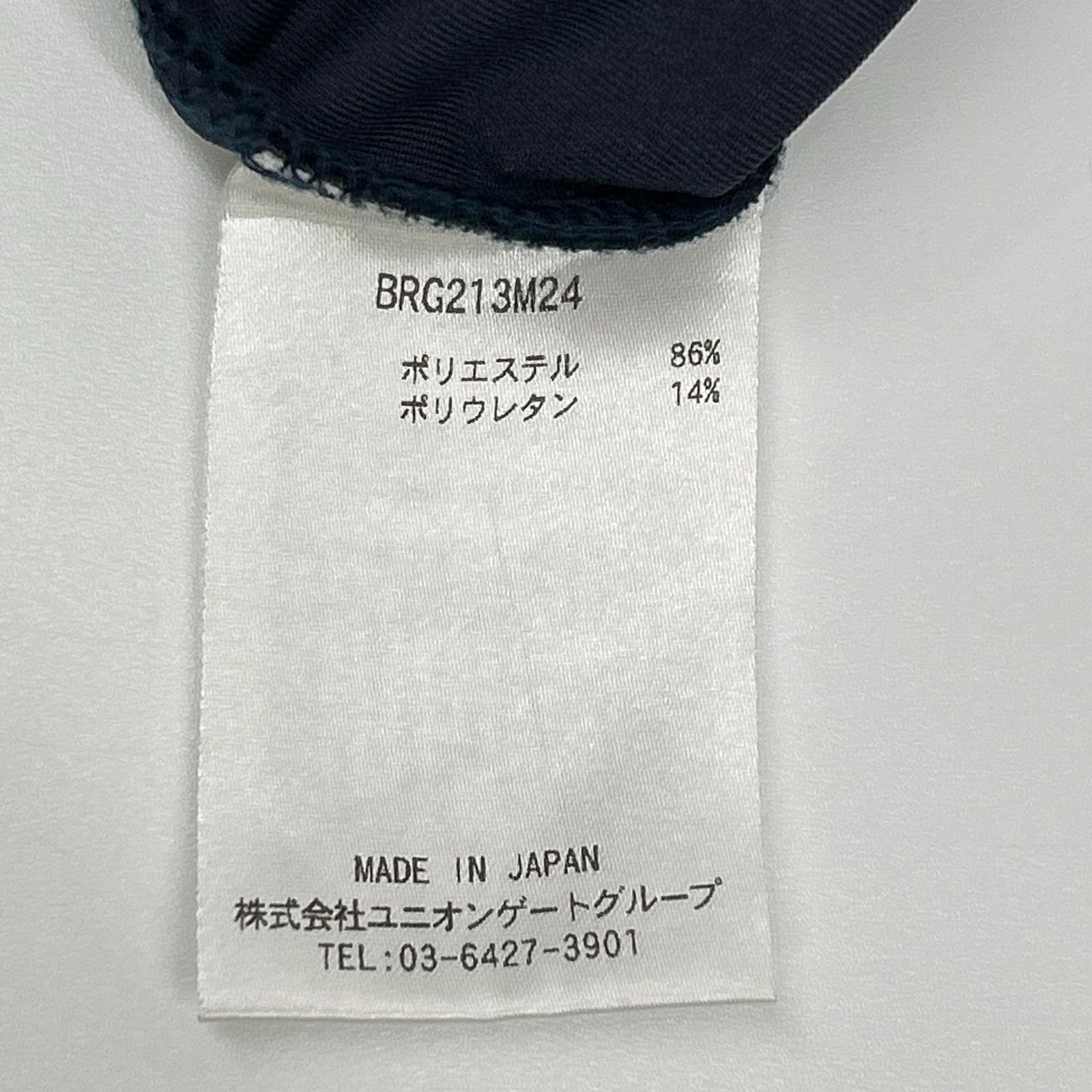 BRIEFING ブリーフィング BRG213M24 ネイビー リラックスフィット ハイネック カットソー トップス