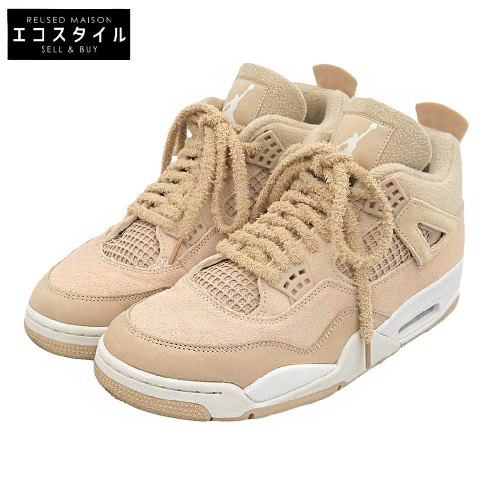 NIKE ナイキ 美品 Women's Air Jordan 4 Retro Cozy Girl スエード シューズ メンズ ベージュ 29cm HV0823-200 シューズ