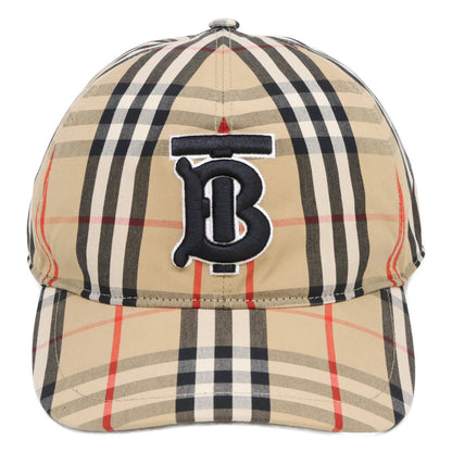 BURBERRY バーバリー 【美品/国内正規】80385504 TBロゴ ヴィンテージチェック ベースボールキャップ 帽子
