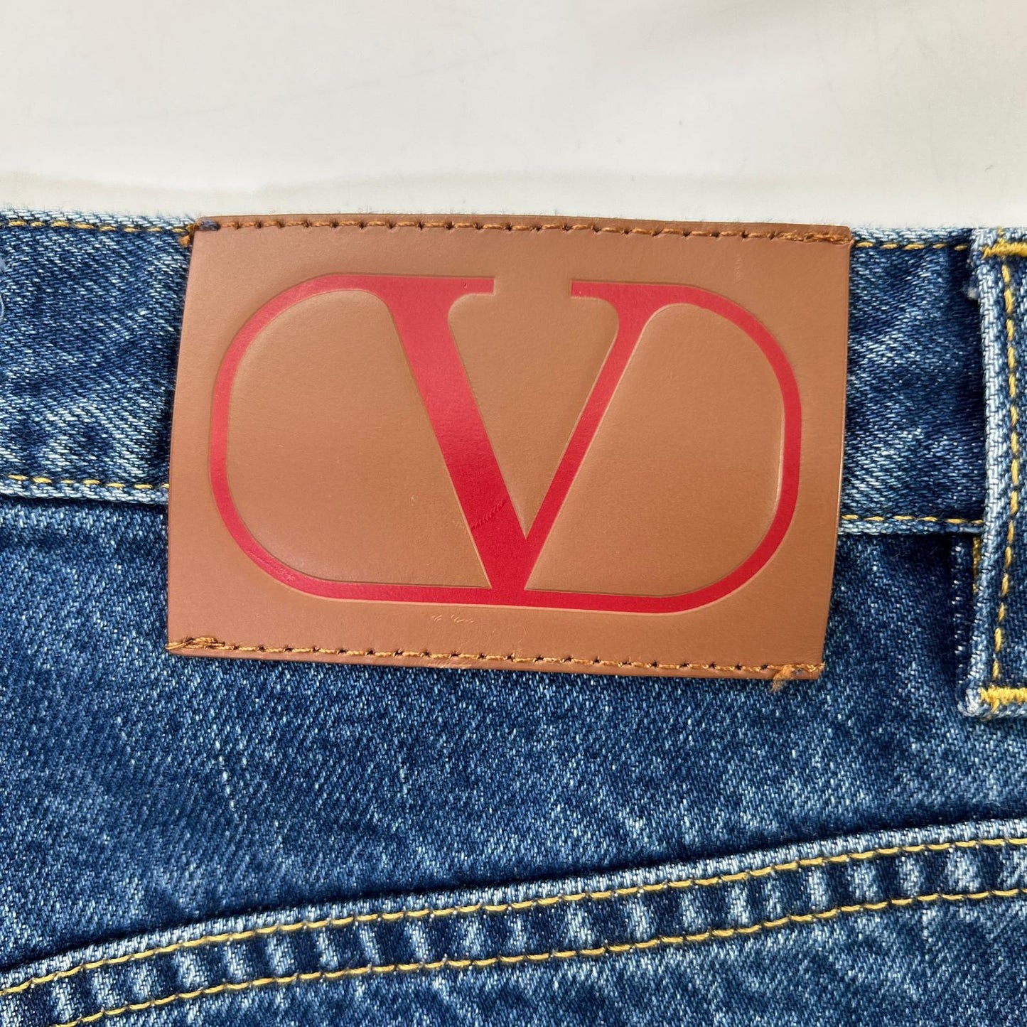 VALENTINO ヴァレンティノ 1V3DE02P8KD インディゴ フレア デニムパンツ ボトムス