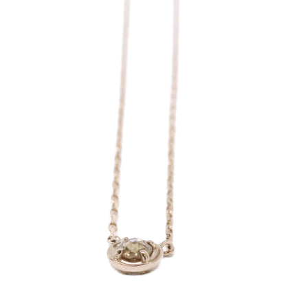 ete エテ 【美品】ete bijoux K18RBG 0.05ct 1Pダイヤモンド ネックレス