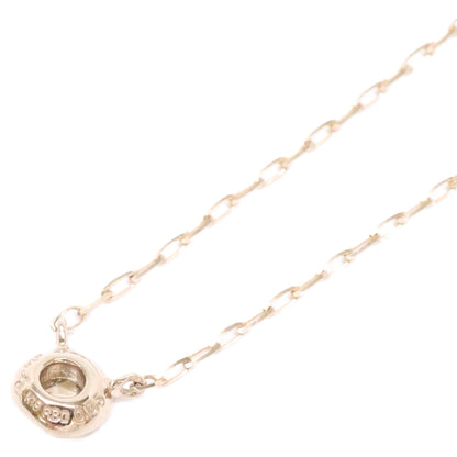 ete エテ 【美品】ete bijoux K18RBG 0.05ct 1Pダイヤモンド ネックレス