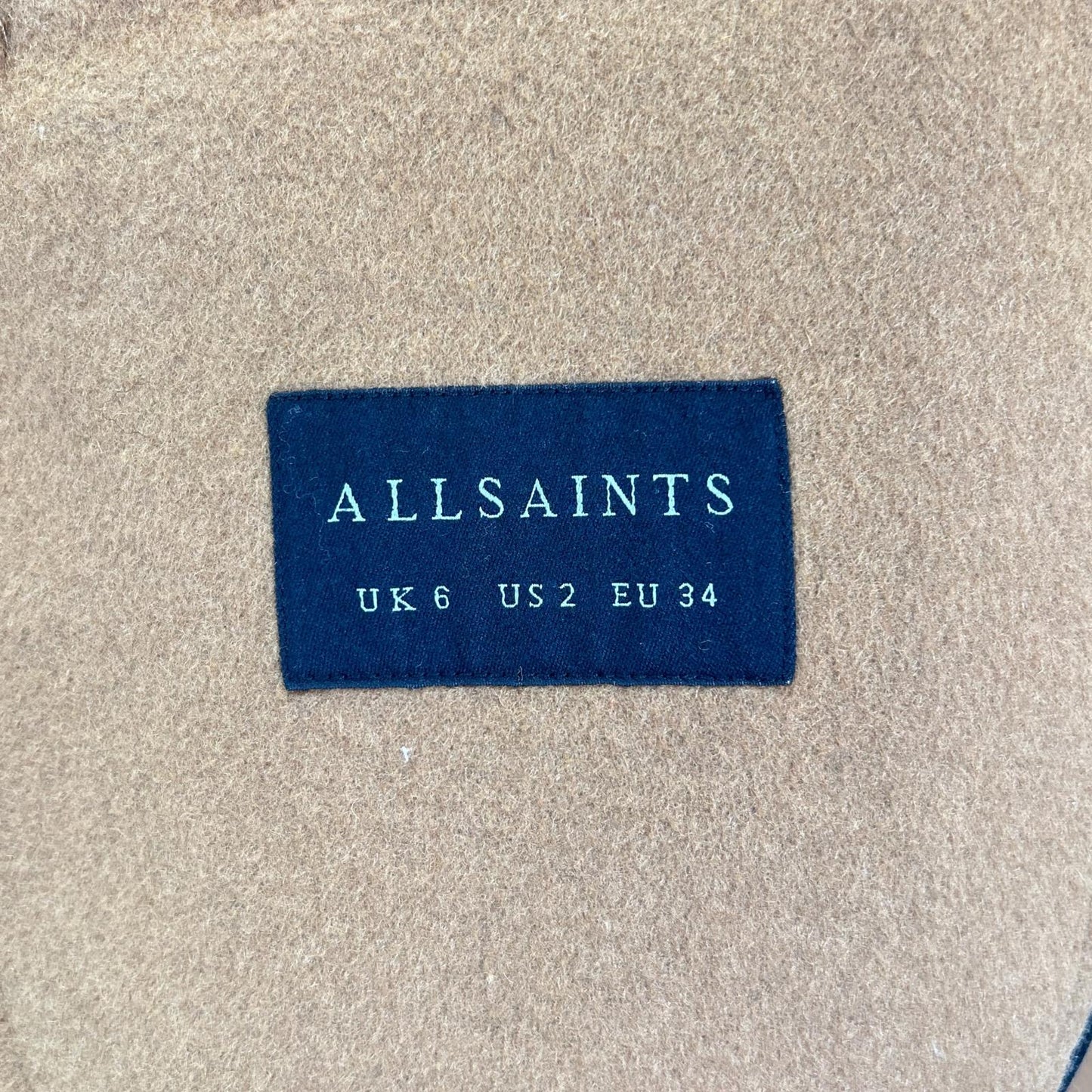 All Saints オールセインツ ブラウン ウール混 BREE COAT コート