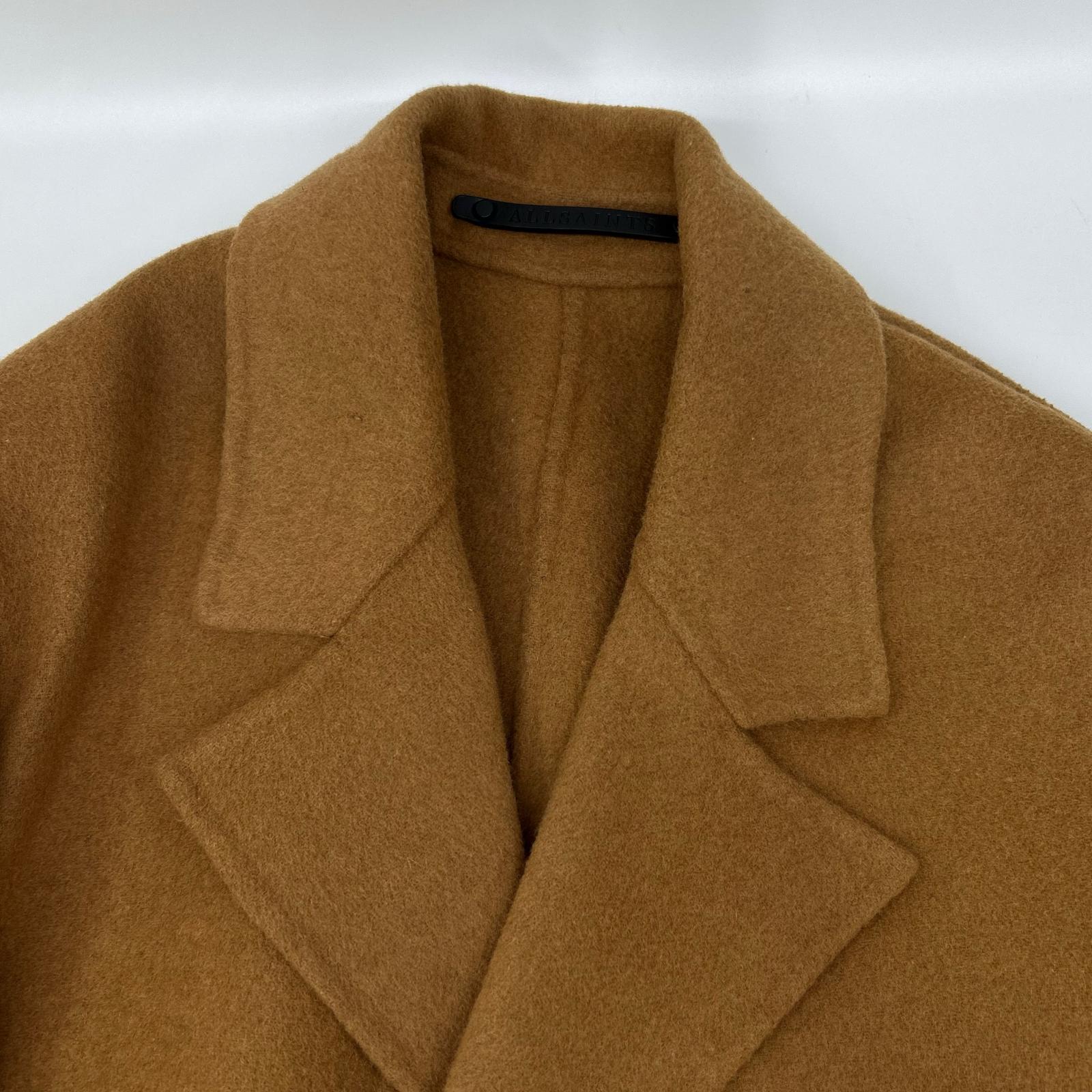 All Saints オールセインツ ブラウン ウール混 BREE COAT コート
