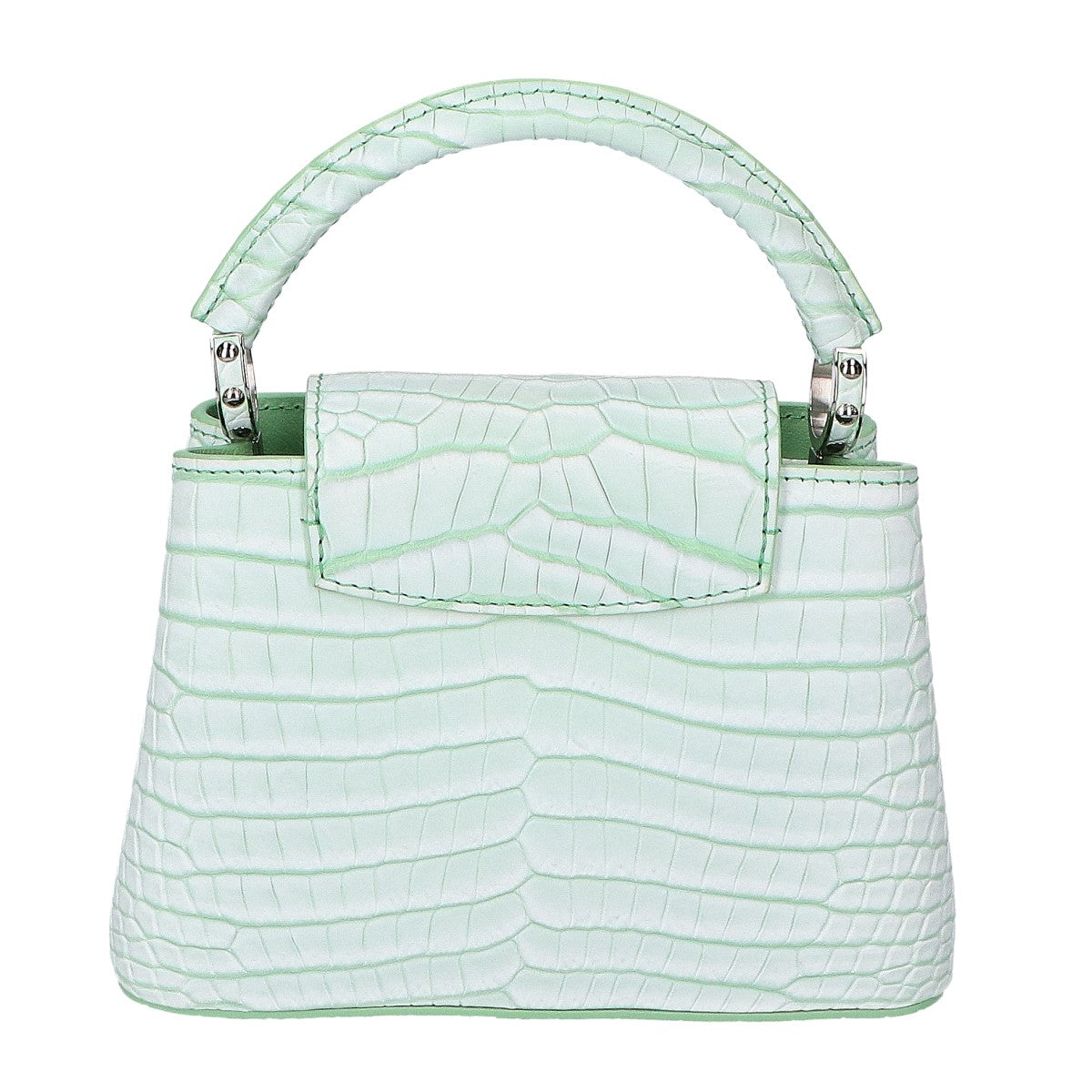 LOUIS VUITTON ルイヴィトン 新品同様 クロコダイル ニロティカス ポロサス マット カプシーヌミニ 2WAY ハンドバッグ