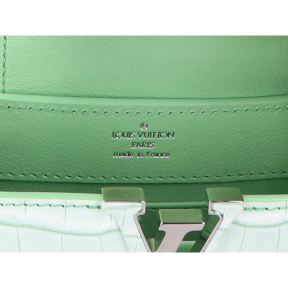 LOUIS VUITTON ルイヴィトン 新品同様 クロコダイル ニロティカス ポロサス マット カプシーヌミニ 2WAY ハンドバッグ