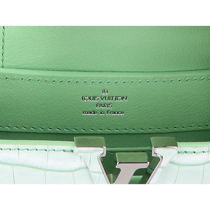 LOUIS VUITTON ルイヴィトン 新品同様 クロコダイル ニロティカス ポロサス マット カプシーヌミニ 2WAY ハンドバッグ