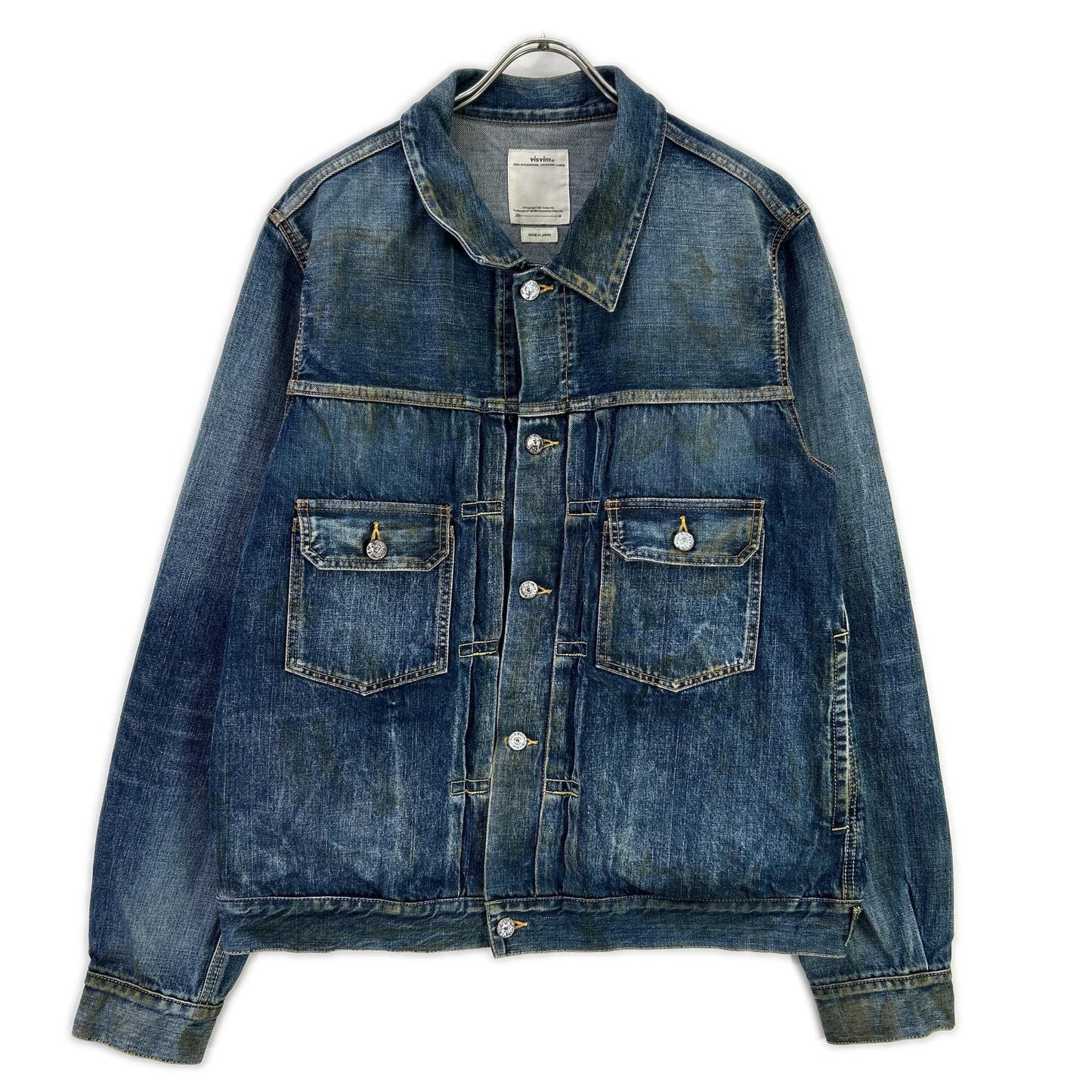 VISVIM ビズビム 19AW 0119205006006 インディゴ SS 101 JKT DRYDMGD-1000 デニム ジャケット ジャケット