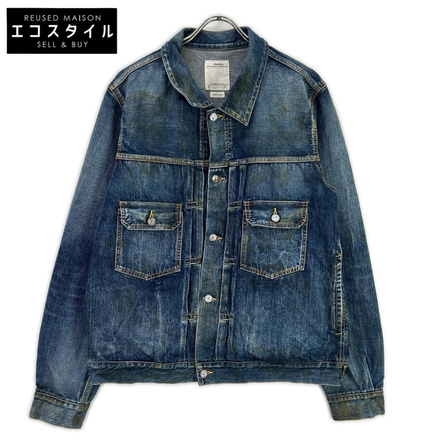 VISVIM ビズビム 19AW 0119205006006 インディゴ SS 101 JKT DRYDMGD-1000 デニム ジャケット ジャケット