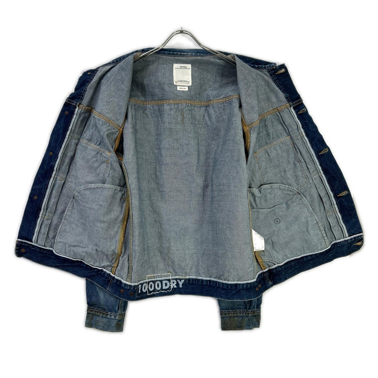 VISVIM ビズビム 19AW 0119205006006 インディゴ SS 101 JKT DRYDMGD-1000 デニム ジャケット ジャケット