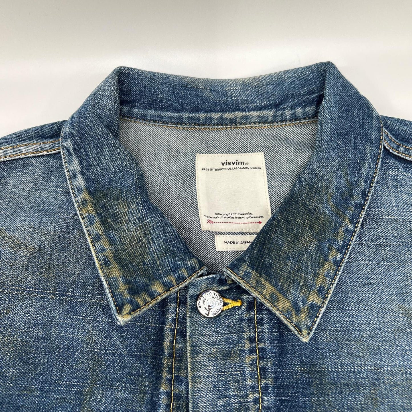 VISVIM ビズビム 19AW 0119205006006 インディゴ SS 101 JKT DRYDMGD-1000 デニム ジャケット ジャケット