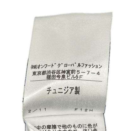 DRIES VAN NOTEN ドリスヴァンノッテン 17AW PRDN-HA-1017 インディゴ タータンチェック パッチワーク デニムパンツ ボトムス