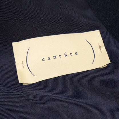 cantate カンタータ 美品 22AWCA0336 ウール x コットン パイル ダッフルコート コート