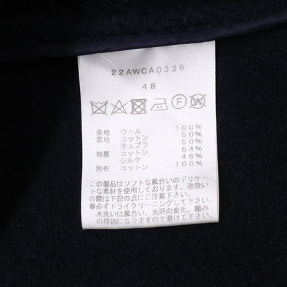 cantate カンタータ 美品 22AWCA0336 ウール x コットン パイル ダッフルコート コート