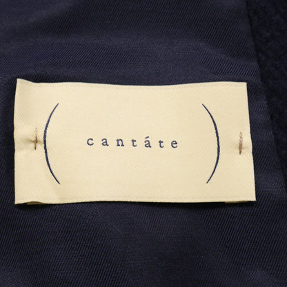 cantate カンタータ 22AWCAW079 ウール×コットン パイル ダッフルコート コート