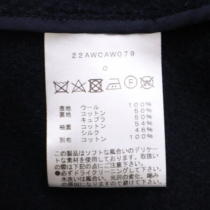 cantate カンタータ 22AWCAW079 ウール×コットン パイル ダッフルコート コート