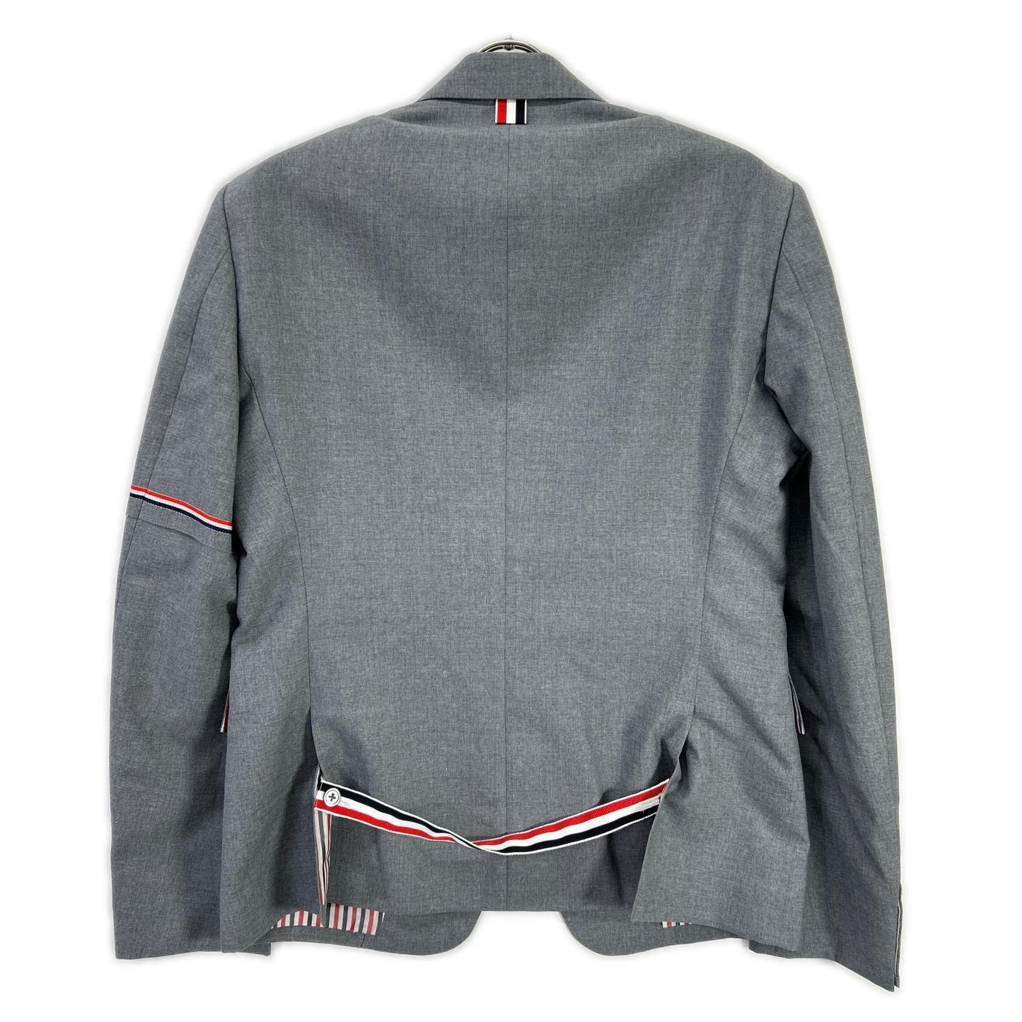 THOM BROWNE トムブラウン MJC187A-02872-035 グレー RWBアームセルビッジハイアームホール 3Bジャケット ジャケット