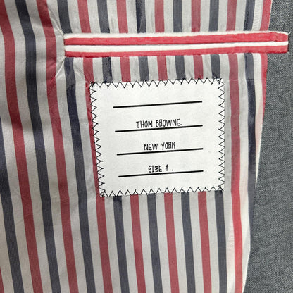 THOM BROWNE トムブラウン MJC187A-02872-035 グレー RWBアームセルビッジハイアームホール 3Bジャケット ジャケット