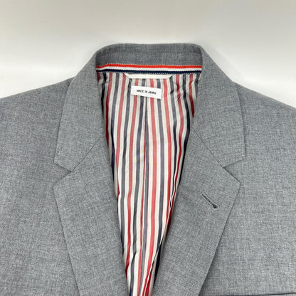 THOM BROWNE トムブラウン MJC187A-02872-035 グレー RWBアームセルビッジハイアームホール 3Bジャケット ジャケット