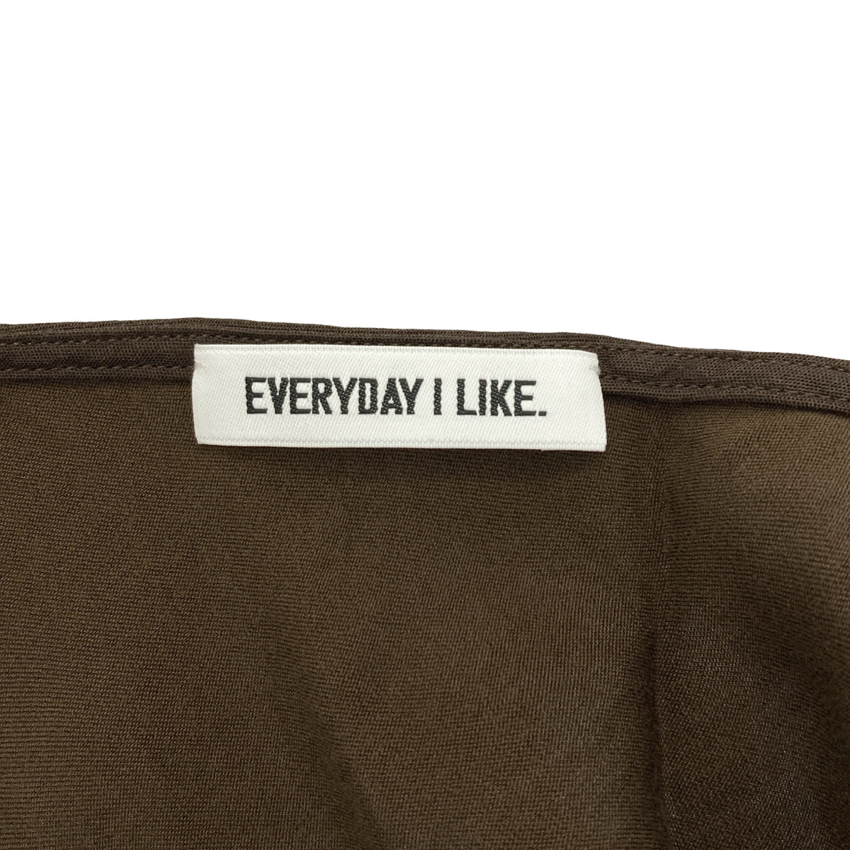 EVERY DAY I LIKE エブリデイアイライク ブラウン 25WCu RCamisole キャミソールワンピース トップス