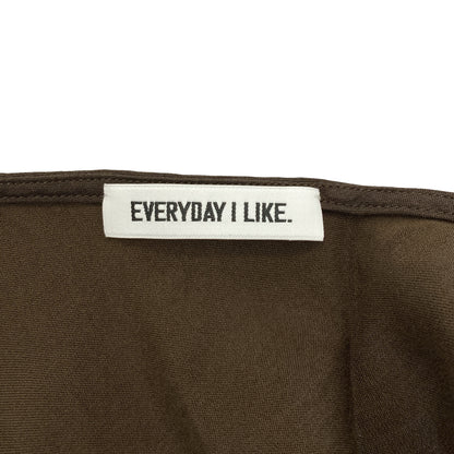 EVERY DAY I LIKE エブリデイアイライク ブラウン 25WCu RCamisole キャミソールワンピース トップス