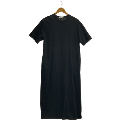 EVERY DAY I LIKE エブリデイアイライク 24SS ブラック コットン ミニマルTシャツドレス ワンピース トップス