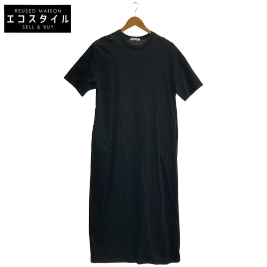 EVERY DAY I LIKE エブリデイアイライク 24SS ブラック コットン ミニマルTシャツドレス ワンピース トップス