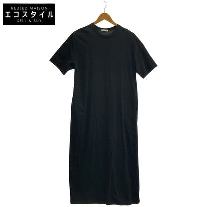 EVERY DAY I LIKE Every Day I Like 24SS Black Cotton Minimal T-Shirt Dress One-Piece Top