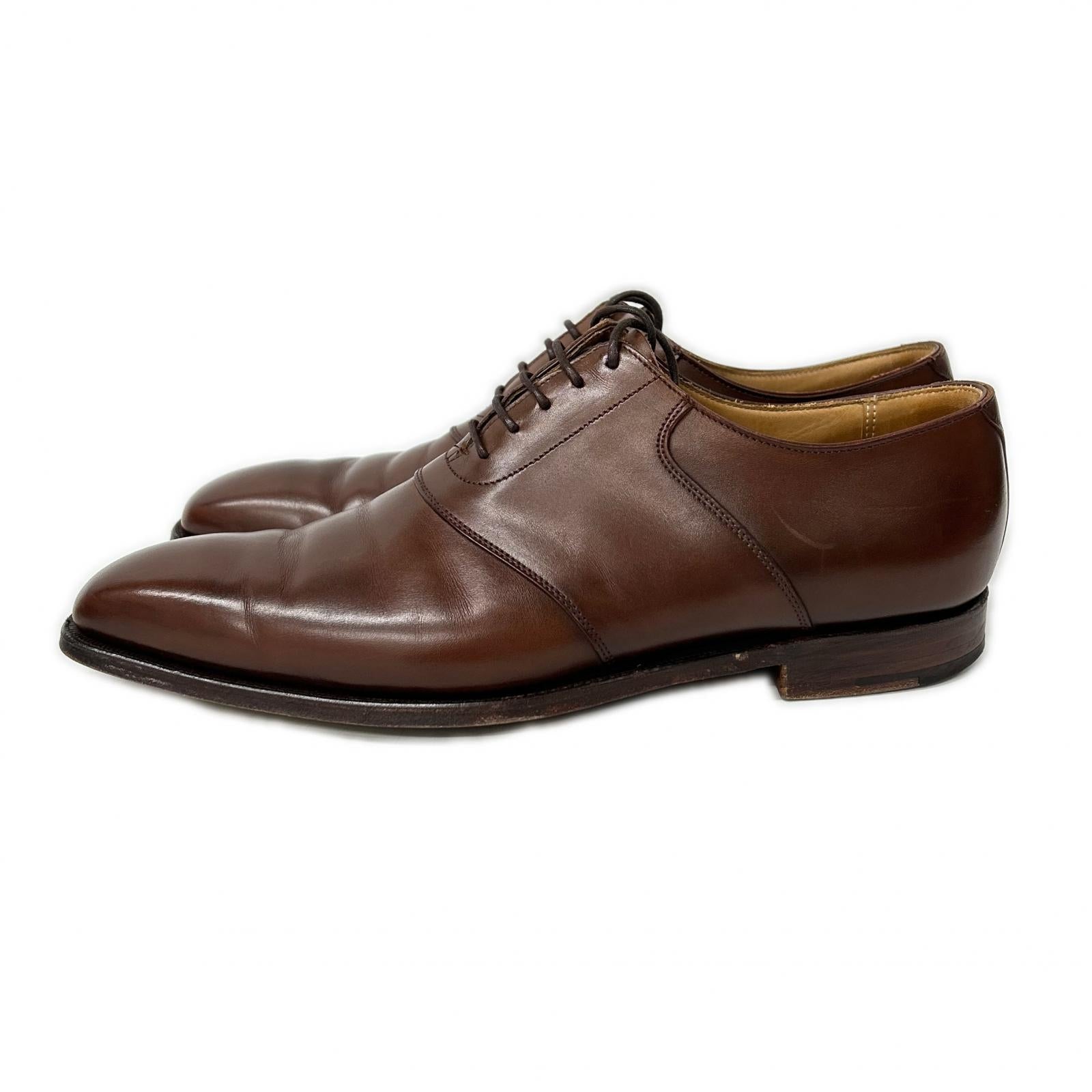 Crockett&Jones クロケット＆ジョーンズ 5212-14P BARFORD 348ラスト サドルシューズ シューズ