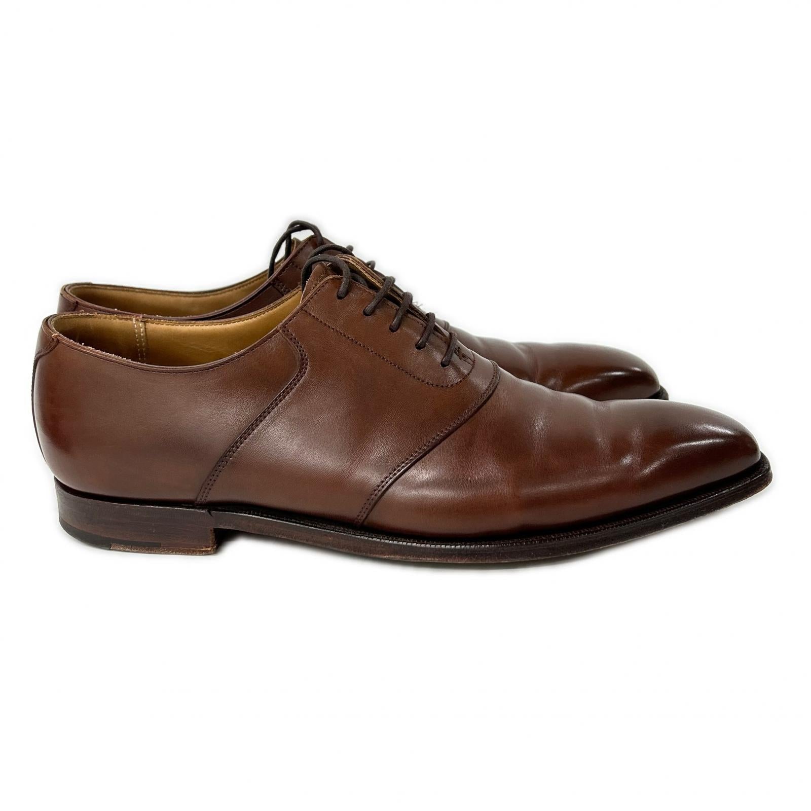Crockett&Jones クロケット＆ジョーンズ 5212-14P BARFORD 348ラスト サドルシューズ シューズ