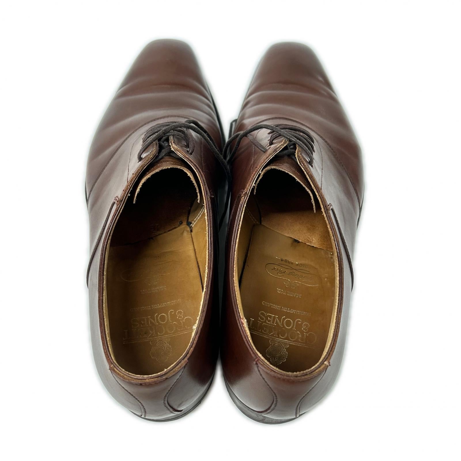 Crockett&Jones クロケット＆ジョーンズ 5212-14P BARFORD 348ラスト サドルシューズ シューズ