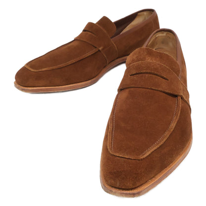 Crockett&Jones クロケット＆ジョーンズ 5735-2WR JERSEY 348ラスト スエード コインローファー シューズ