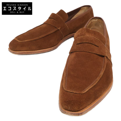 Crockett&Jones クロケット＆ジョーンズ 5735-2WR JERSEY 348ラスト スエード コインローファー シューズ
