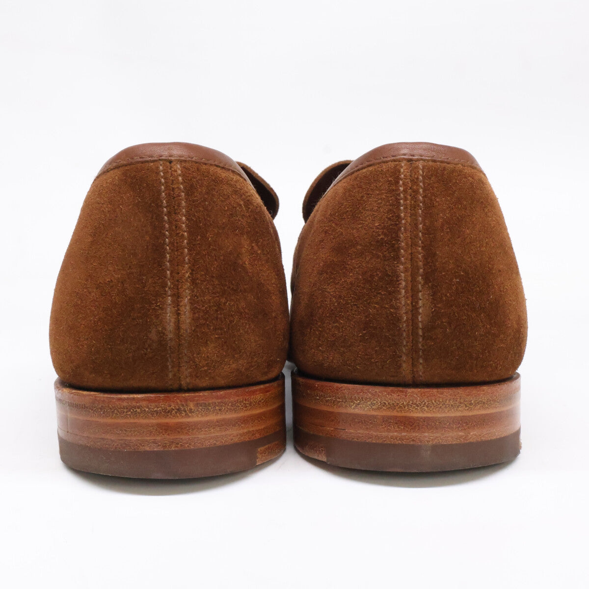 Crockett&Jones クロケット＆ジョーンズ 5735-2WR JERSEY 348ラスト スエード コインローファー シューズ