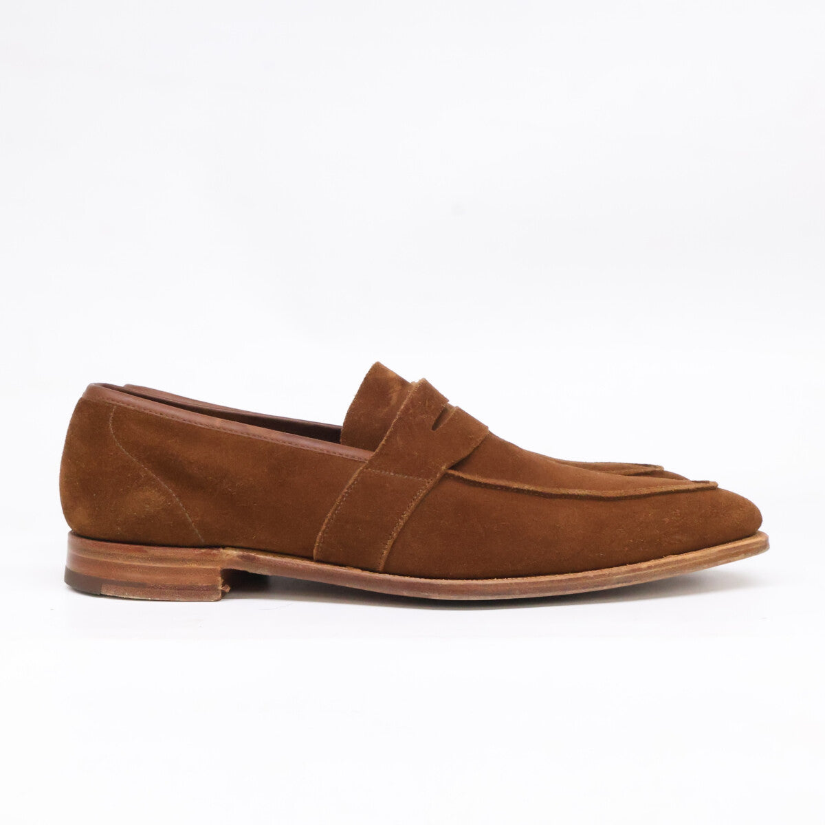 Crockett&Jones クロケット＆ジョーンズ 5735-2WR JERSEY 348ラスト スエード コインローファー シューズ