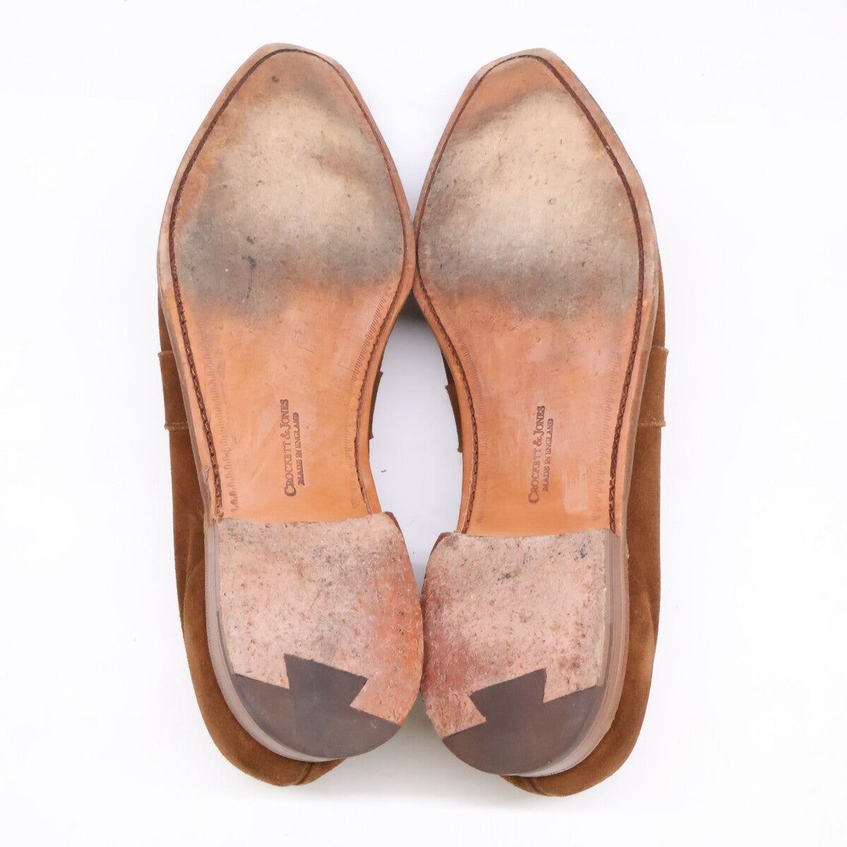 Crockett&Jones クロケット＆ジョーンズ 5735-2WR JERSEY 348ラスト スエード コインローファー シューズ