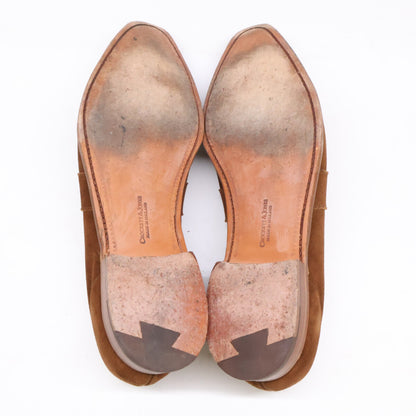 Crockett&Jones クロケット＆ジョーンズ 5735-2WR JERSEY 348ラスト スエード コインローファー シューズ