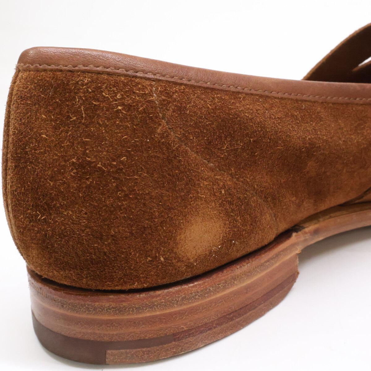 Crockett&Jones クロケット＆ジョーンズ 5735-2WR JERSEY 348ラスト スエード コインローファー シューズ