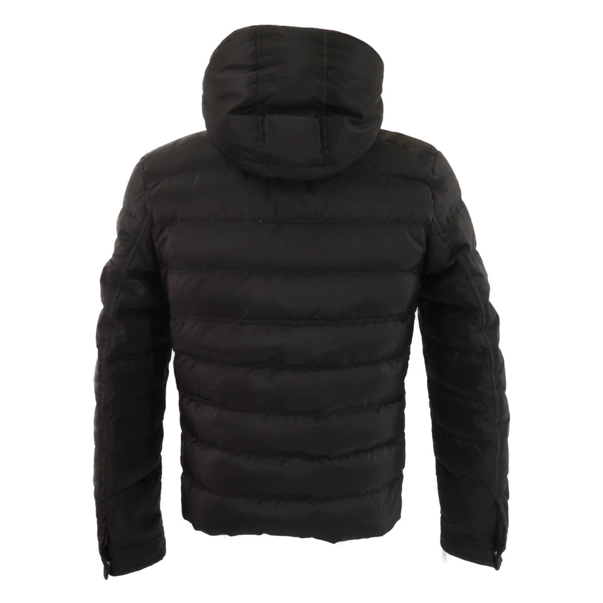 PRADA Prada [Domestic authorized item] SGH072 R232 1060 triangle logo plaque hooded down jacket jacket