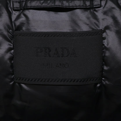 PRADA Prada [Domestic authorized item] SGH072 R232 1060 triangle logo plaque hooded down jacket jacket