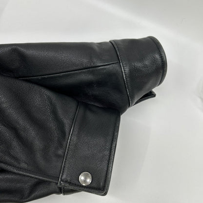 SOPHNET. ソフネット SOPH-222003 22AW ブラック カーフレザー LEATHER ZIP JACKET ジャケット