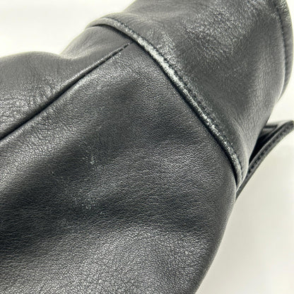 SOPHNET. SOPH-222003 22AW Black Calf Leather LEATHER ZIP JACKET Jacket