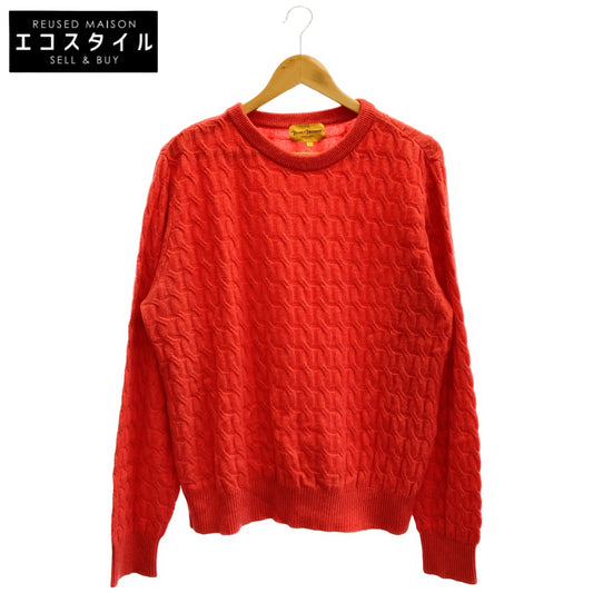 HICKEY FREEMAN ヒッキーフリーマン HNC1 レッド カシミヤ100 ニットセーター トップス