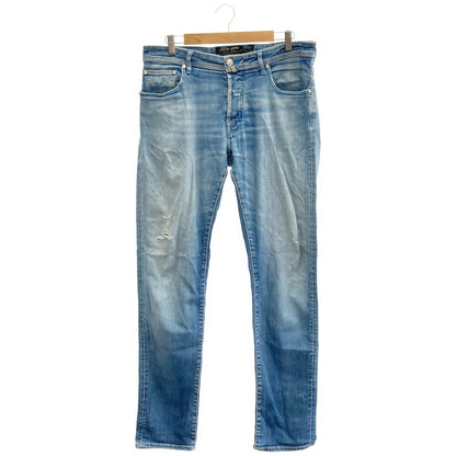 JACOB COHEN ヤコブコーエン J688 ライトブルー LIMITED EDITION ダメージデニムパンツ ボトムス