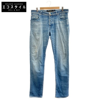 JACOB COHEN ヤコブコーエン J688 ライトブルー LIMITED EDITION ダメージデニムパンツ ボトムス