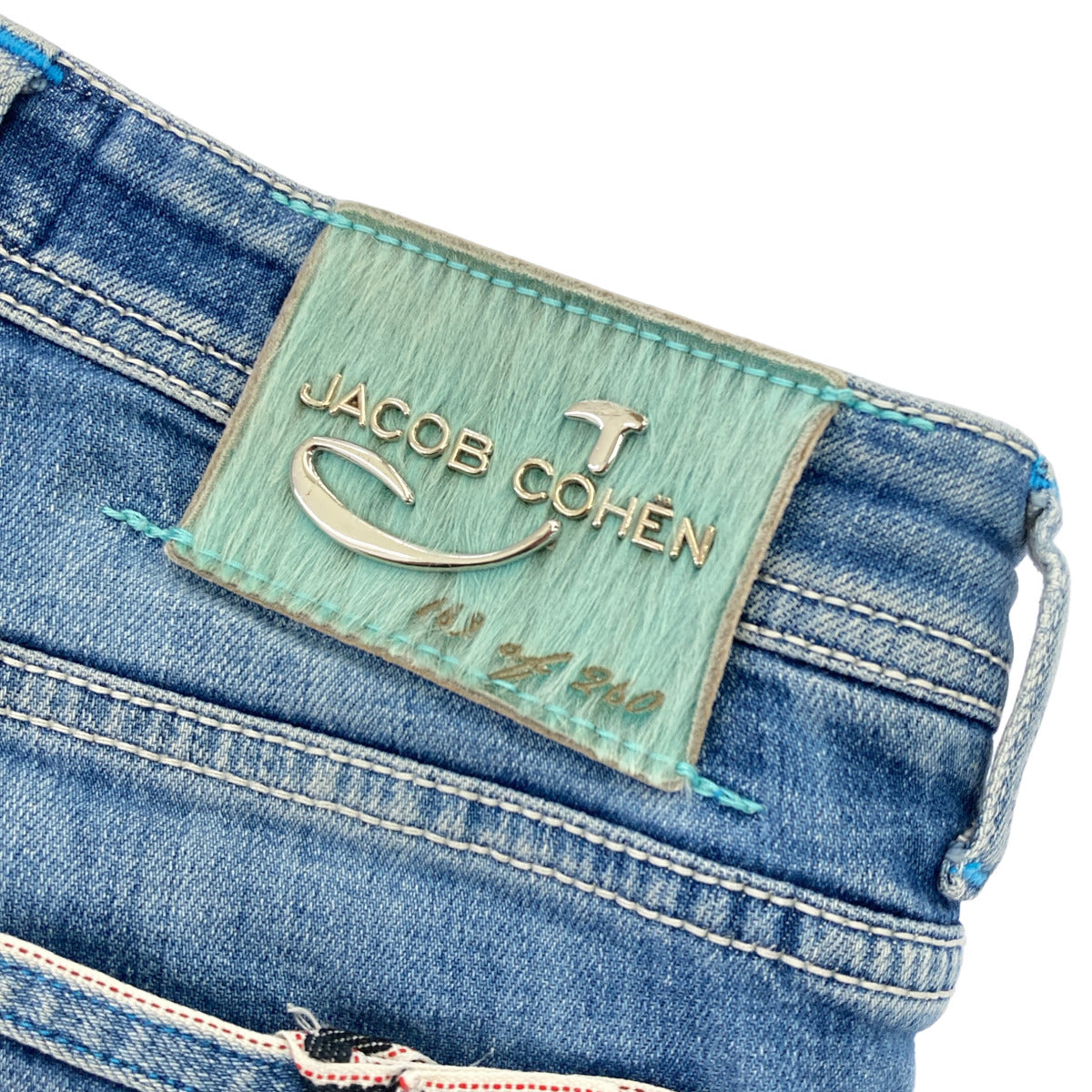 JACOB COHEN ヤコブコーエン J688 ライトブルー LIMITED EDITION ダメージデニムパンツ ボトムス