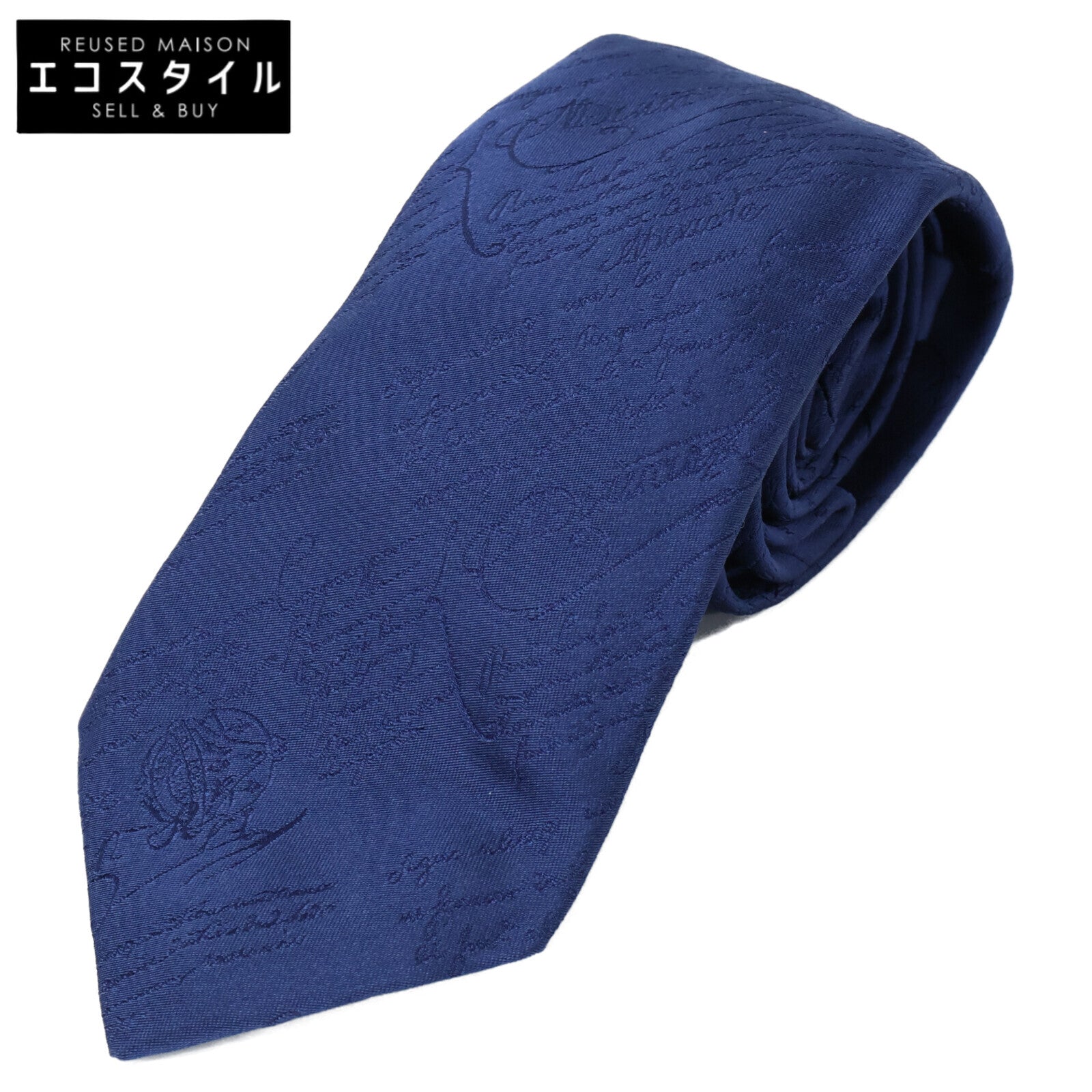 berluti Berluti [Excellent condition] Scritto silk tie