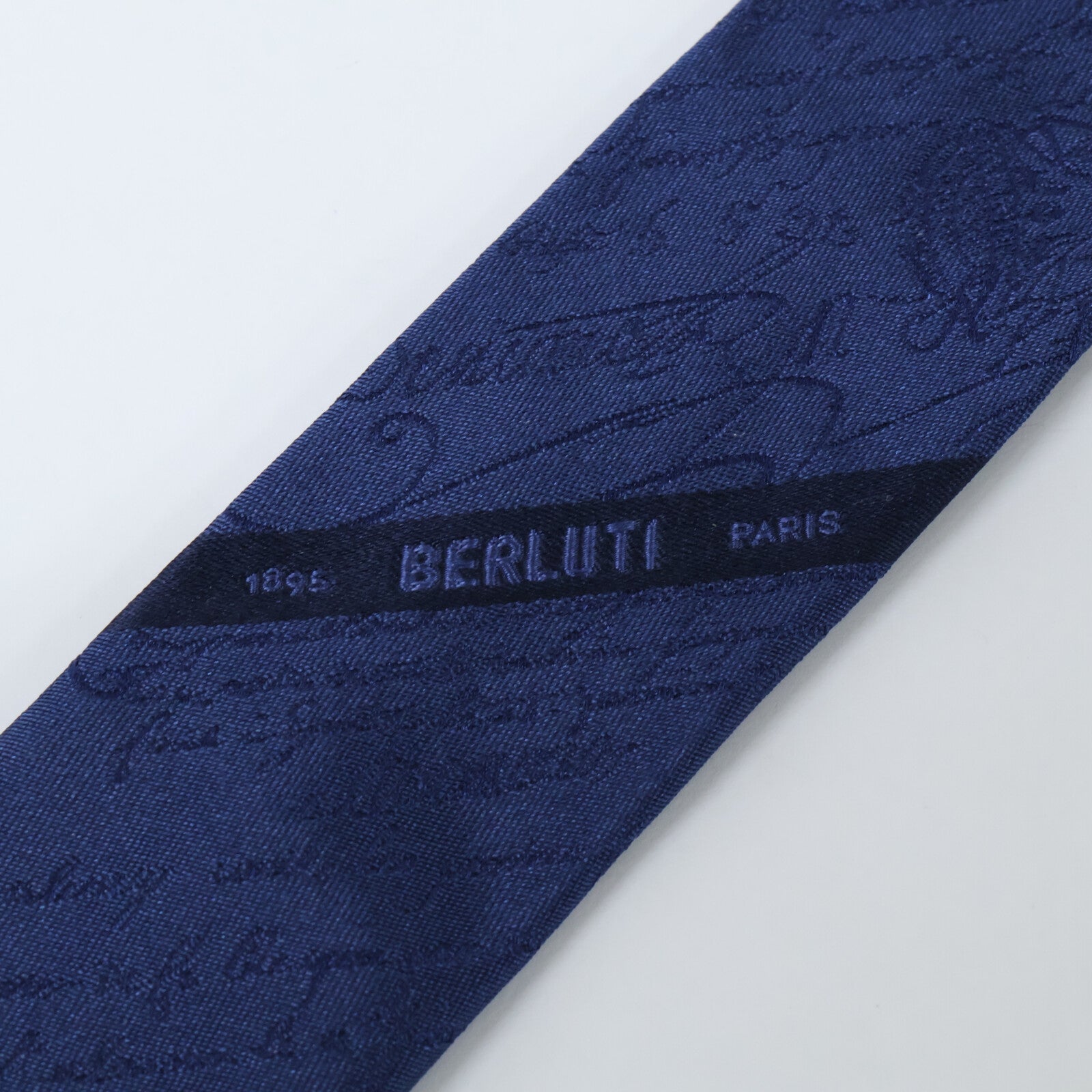 berluti Berluti [Excellent condition] Scritto silk tie